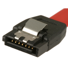 SATA 7pin Stecker auf Stecker mit Latch SATA Kabel